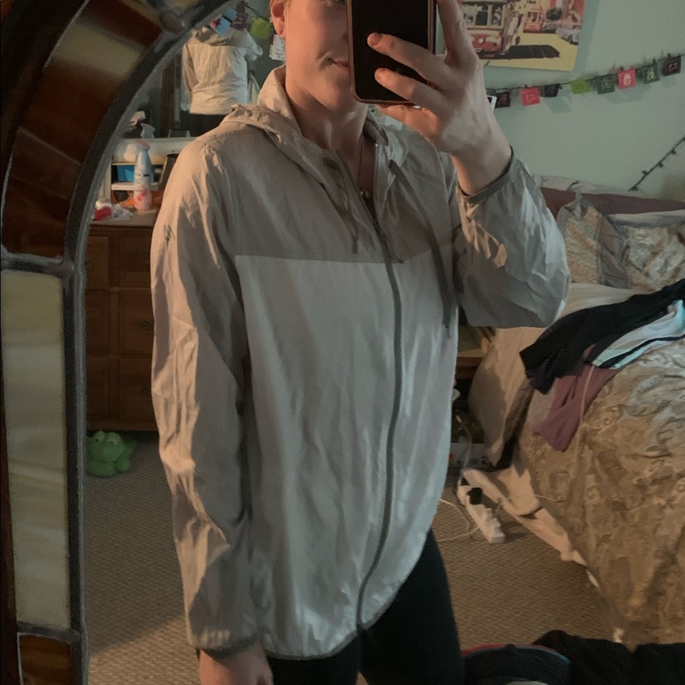 Eddie Bauer windbreaker with hood